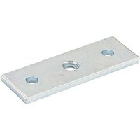 Hettich Sockelverstellschraube Halteplatte M8 47645, Stahl verzinkt von HETTICH