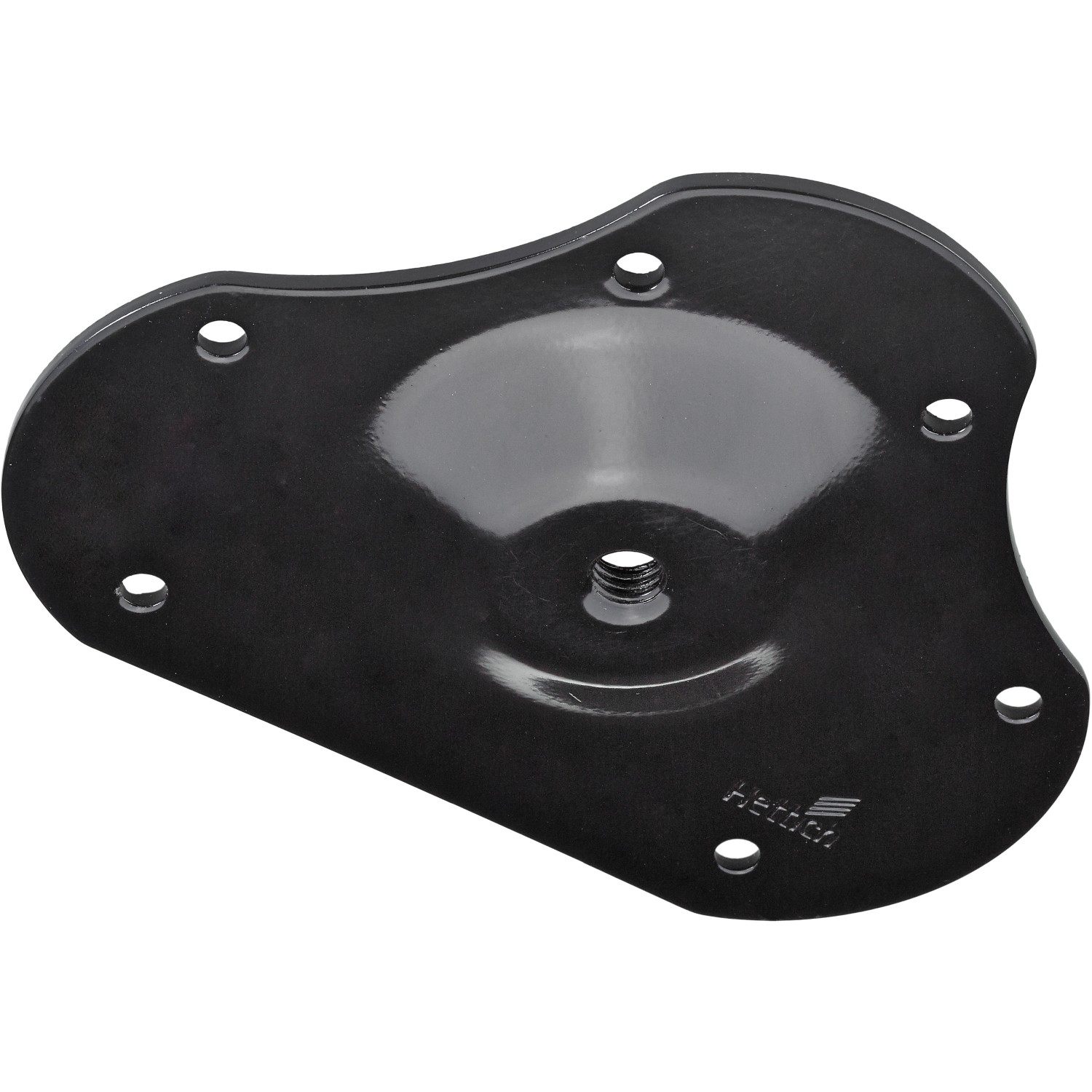 Hettich Tischbein-Montageplatte Schwarz 60 mm von HETTICH