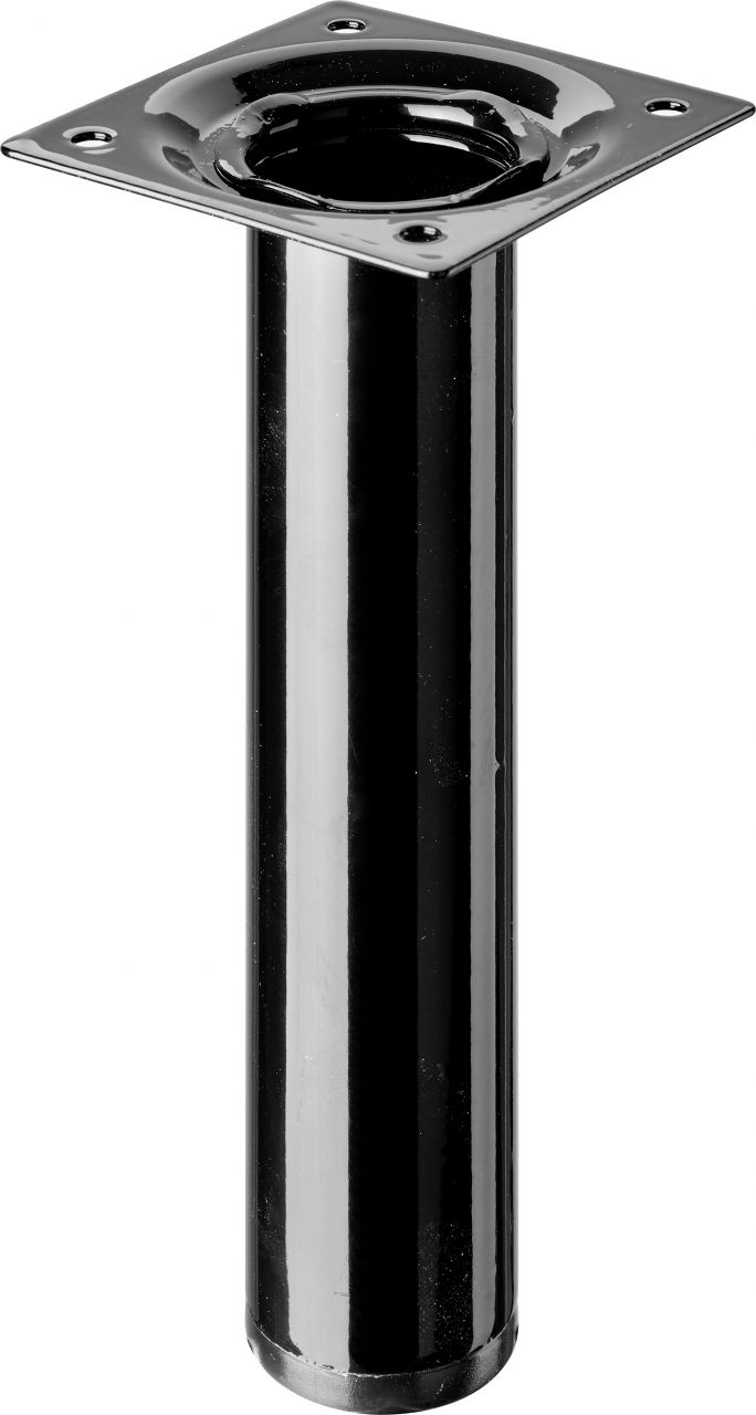 Hettich Tischbein 3,0 x 15 cm Stahl schwarz - 1 Stück von HETTICH
