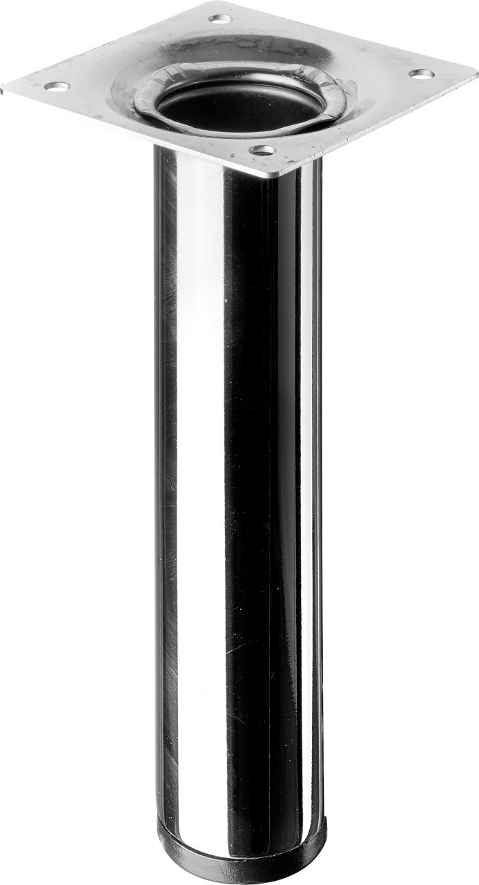 Hettich Tischbein 3,0 x 15 cm Stahl verchromt -  1 Stück von HETTICH