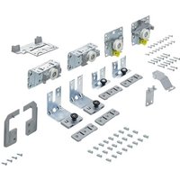 Hettich - TopLine l, Set Lauf-u.Führungsteile 18-30 mm 3-türig von HETTICH