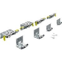 Hettich - TopLineXL Set Lauf- und Führungsteile, f. Türdicke 22 - 30 mm, 80 kg 3-türig von HETTICH