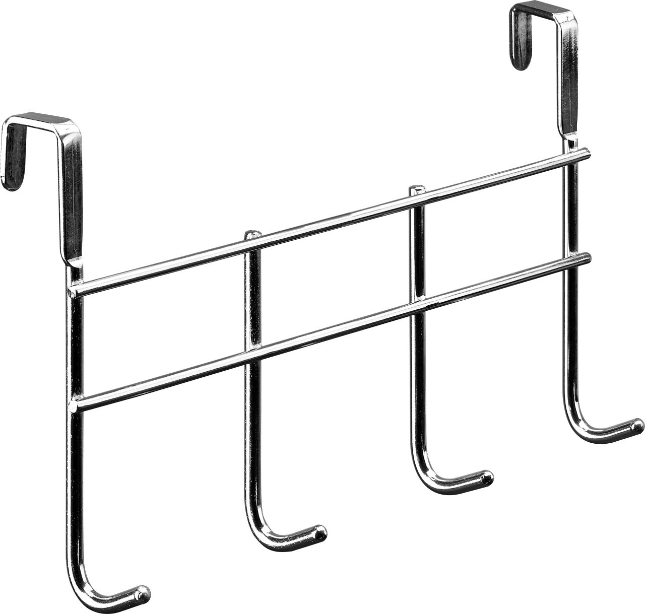 Hettich Türgarderobe 4 Haken 29,0 x 16,5 x 9,5 cm silber von HETTICH