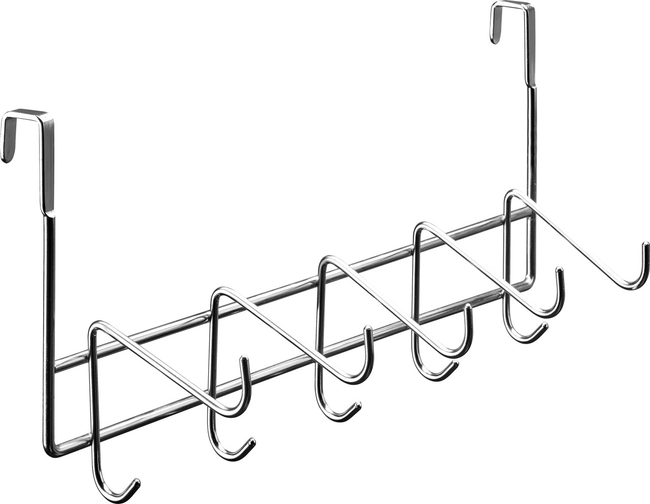 Hettich Türgarderobe 5 Doppelhaken 43,0 x 15,5 x 13,5 cm silber von HETTICH