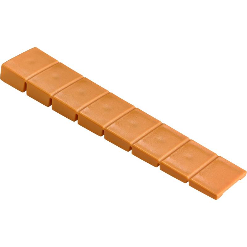 Hettich Unterlegkeil zum Abknipsen 20 x 100 mm Kunststoff Kirschfarbend 4 Stück von HETTICH