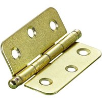Hettich Zierscharnier Stahl, vermessingt, 50 x 40 mm, 1 Stück von HETTICH