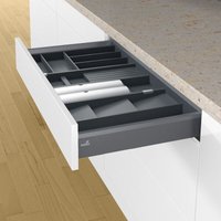 Hettich - OrgaTray 270 Multifunktionseinsatz, Nennlänge 500 mm anthrarit von HETTICH