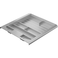 Hettich - Systema Top 2000 Schubladen Organizer Büro 392x510mm - Schubladeneinsatz Büro Stiftablage - stauraumoptimiert, Kunststoff silber von HETTICH