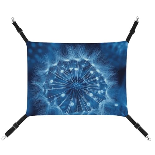 HETVBNS Blaue Löwenzahn-Haustier-Hängematte für Katzen & Hunde, weiche atmungsaktive Canvas-Hängematte mit verstellbaren Trägern, bequemes und langlebiges Hängebett für kleine bis mittelgroße HETVBNS Blaue Löwenzahn-Haustier-Hängematte für Katzen & Hunde, weiche atmungsaktive Canvas-Hängematte mit verstellbaren Trägern, bequemes und langlebiges Hängebett für kleine bis mittelgroße von HETVBNS