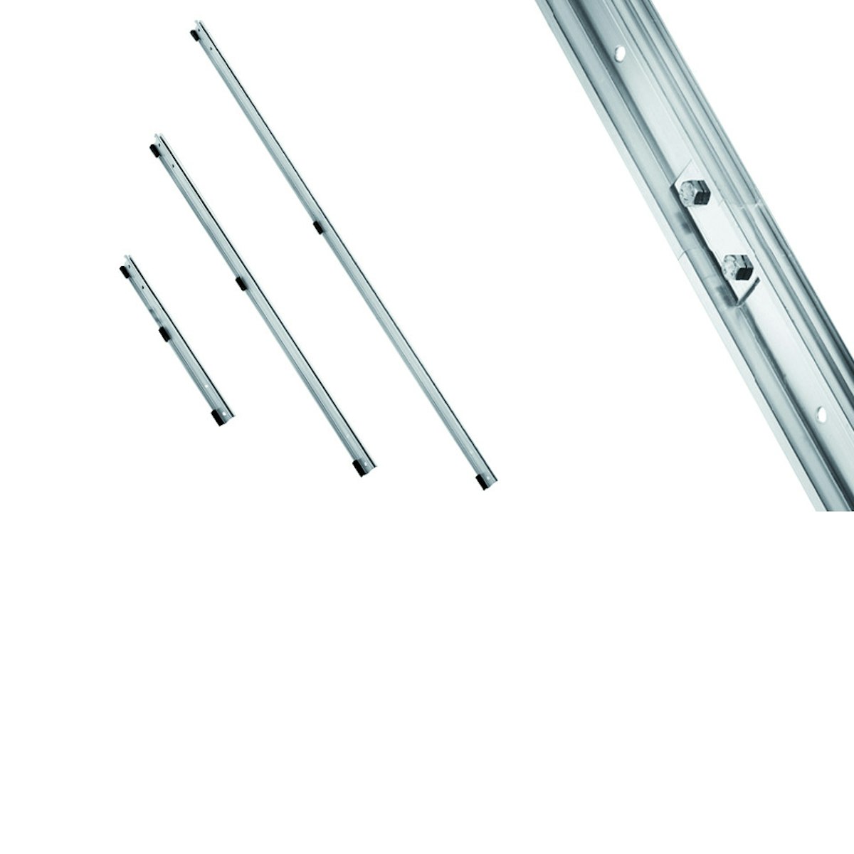 HEUEL Dachtrittsystem MultiStep Schienen-Trägerprofil - dunkelbraun - 1 m von HEUEL