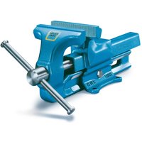 100160 Schraubstock (160 mm), aus Stahl, mit Amboss und Trapezgewinde - Heuer von HEUER
