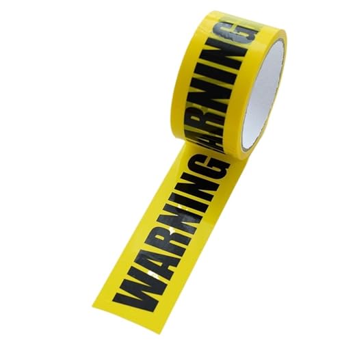1/Rolle Warnband Gefahr Vorsicht Zerbrechliche Barriere Erinnern DIY Aufkleber Arbeitssicherheit Klebebänder for Mall Store Schule für Straßeneinrichtungen Sicherheitserinnerung(4.8cm Warning) von HEUchuan
