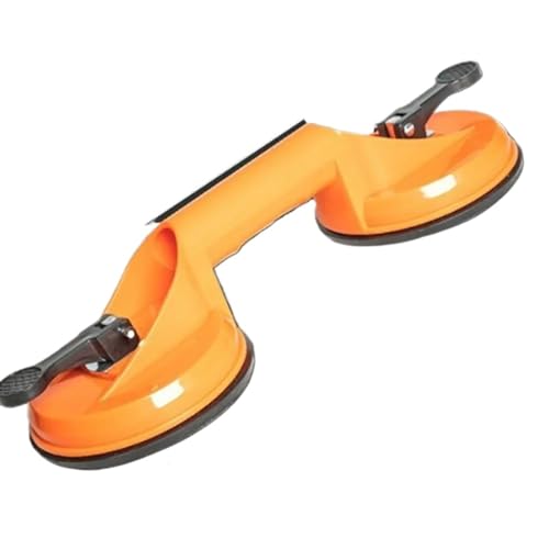 Manueller Saugheber, Umzugswerkzeuge, Fliesenbefestigungs-Saugnapf for Glassauger, Porzellanfliesen-Adsorber, Magnet-Vakuum-Saugnapf zum Bewegen und Anheben von Glasfenstern(Suction cup 2 claw) von HEUchuan