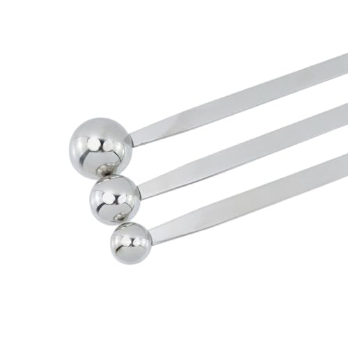 HEVSTIL Kaffeeschaufel-Set, 20 cm langer Griff, Messlöffel, 1/4, 1/2 und 1 Esslöffel Kaffeeschaufel, Edelstahl-Kaffeemesslöffel und Schaufel (2,5 ml, 5 ml und 10 ml) von HEVSTIL