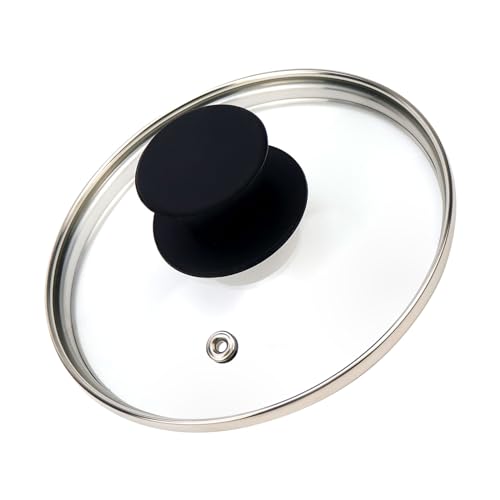 HEVSTIL Universaldeckel für Töpfe, Pfannen und Bratpfannen, 15 cm, transparenter Glasdeckel mit hitzebeständigem Silikongriff, Glas-Ersatzdeckel für Bratpfanne, Bratpfannen, Gusseisen, CrockPot HEVSTIL Universaldeckel für Töpfe, Pfannen und Bratpfannen, 15 cm, transparenter Glasdeckel mit hitzebeständigem Silikongriff, Glas-Ersatzdeckel für Bratpfanne, Bratpfannen, Gusseisen, CrockPot von HEVSTIL