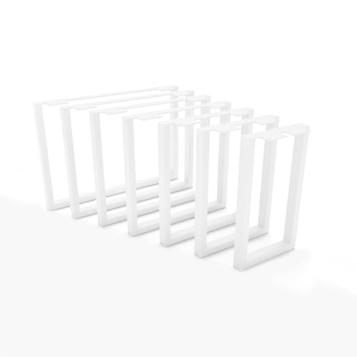 HEVVA 35 cm hohe Möbelfüße 20/25/30/35/40/45/50 cm | Graz | Möbelbeine, Schrankfüße, Sockelfuß für Schrank, Couch, Sofa, Bett oder Sideboard | (2er Set - Weiß, 45 cm) von HEVVA