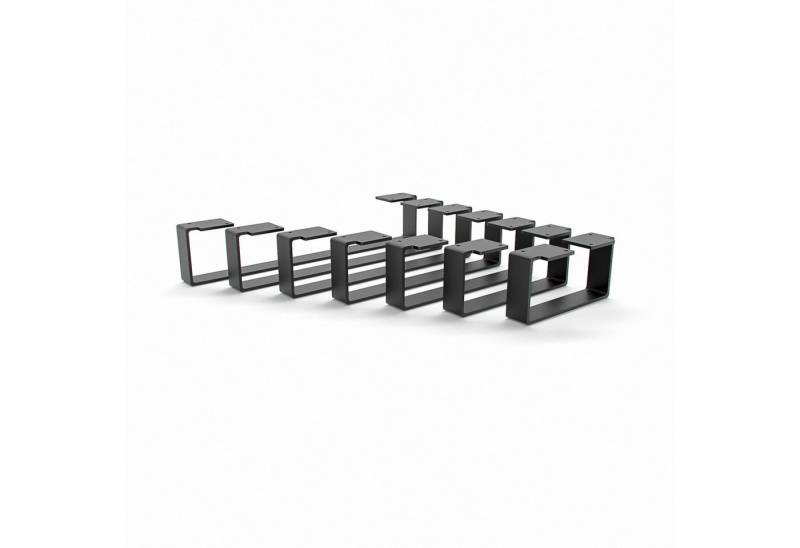 HEVVA Möbelfuß Möbelfüße LUXEMBURG - 7 Größen 20-50 cm - Kommodenbeine, Schrankfüße, (Set-Option: Sie können entweder 1 Stück oder ein Set von 2 Stück kaufen) von HEVVA