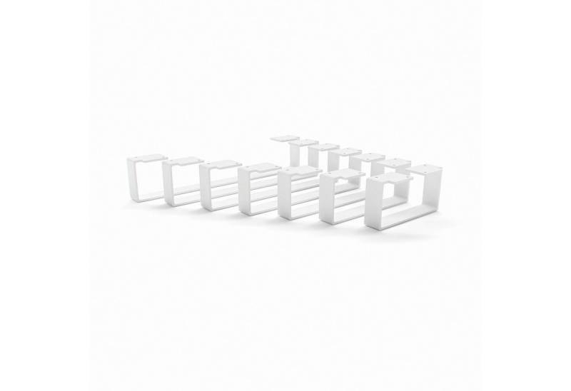 HEVVA Möbelfuß Möbelfüße LUXEMBURG - 7 Größen 20-50 cm - Kommodenbeine, Schrankfüße, (Set-Option: Sie können entweder 1 Stück oder ein Set von 2 Stück kaufen) von HEVVA