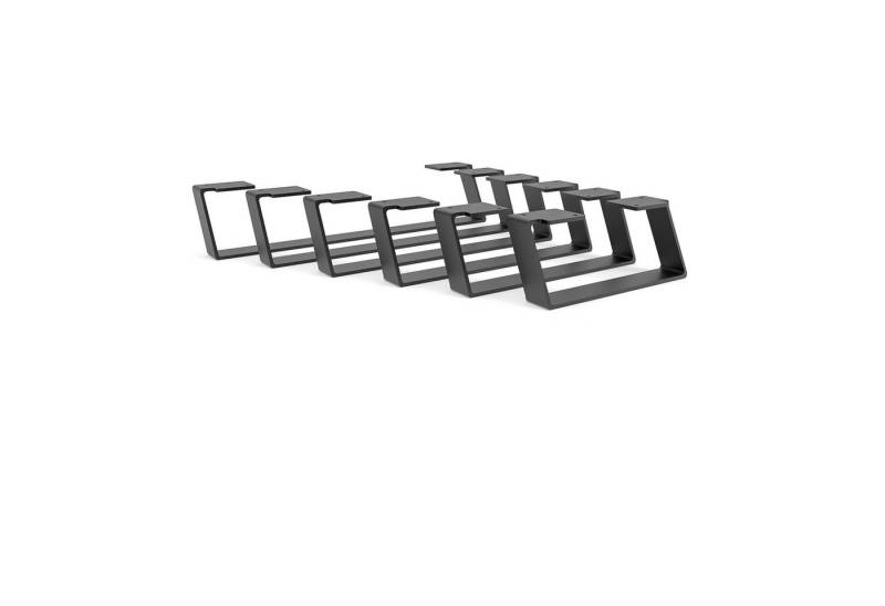 HEVVA Möbelfuß Möbelfüße MAILAND - 7 Größen 20-50 cm - Kommodenbeine, Sideboardfüße, (Set-Option: Sie können ein Set von 2 Möbelfüßen kaufen) von HEVVA