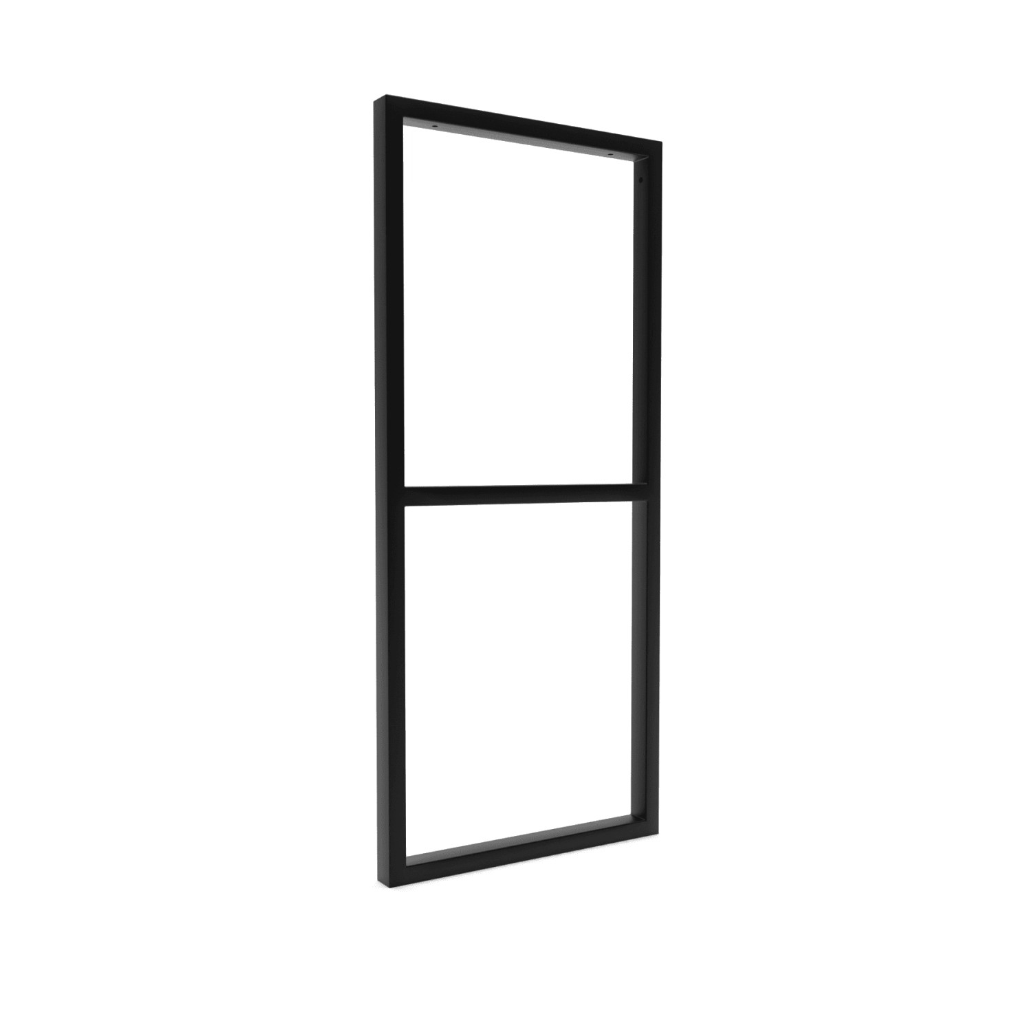 HEVVA Gestell Doppel-Waschtisch NECKAR 35 cm Tief 1 Halter Schwarz von HEVVA