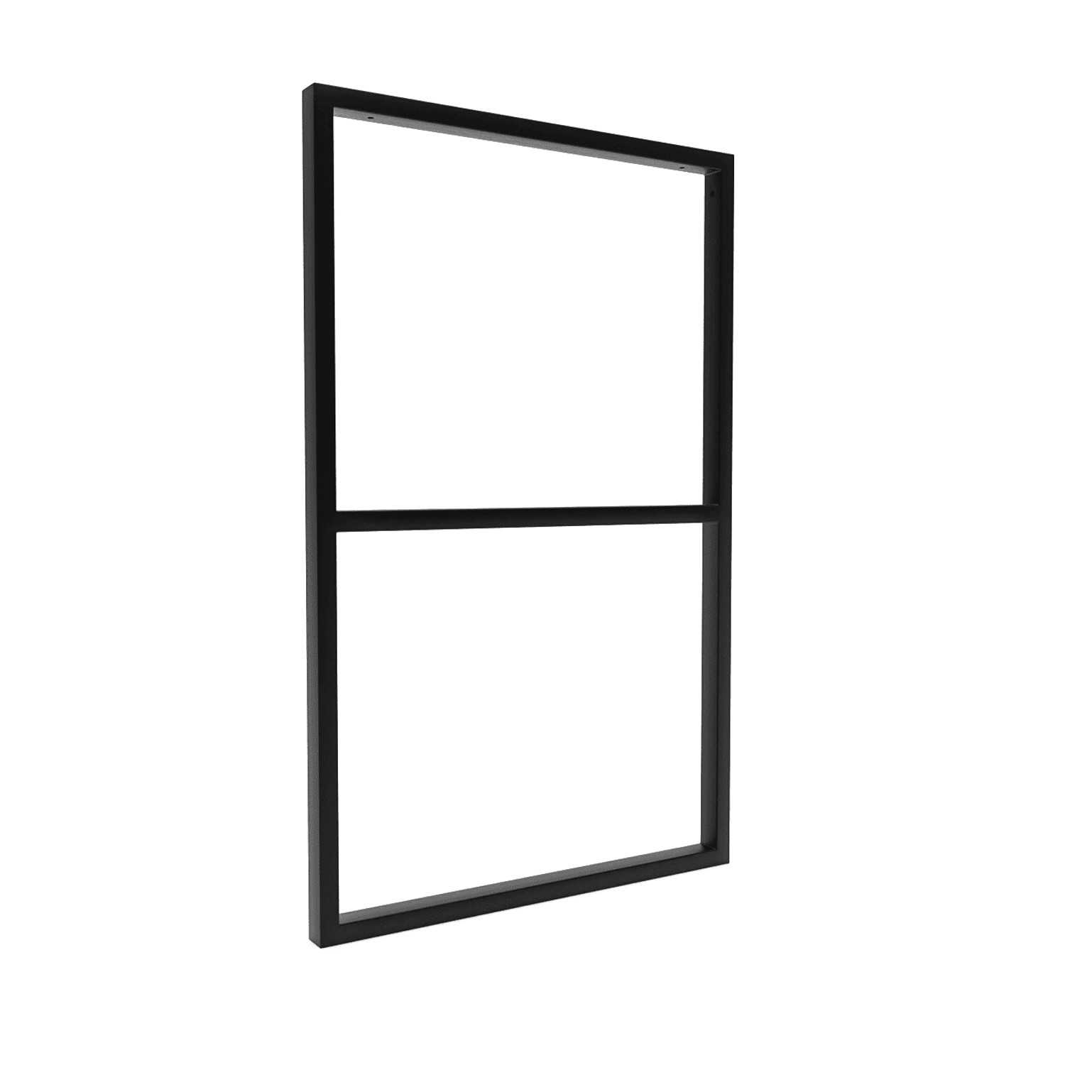 HEVVA Gestell Doppel-Waschtisch NECKAR 50 cm Tief 1 Halter Schwarz von HEVVA