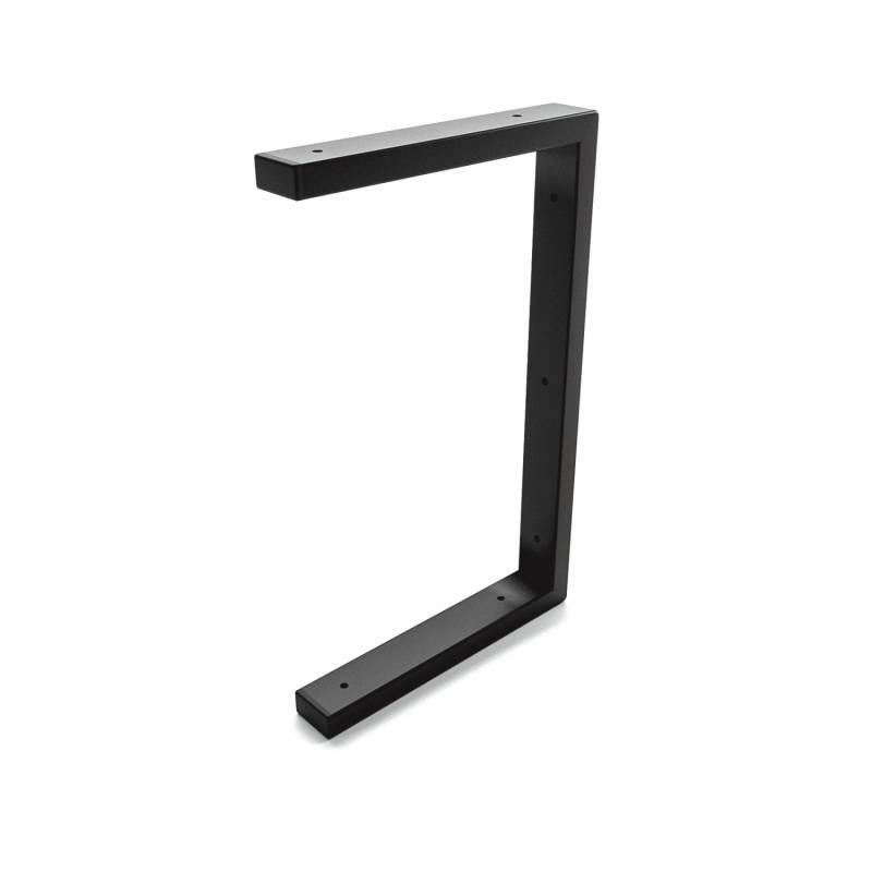 HEVVA Waschtischhalterung LAHN 25 cm Tief 1 Halter Schwarz von HEVVA