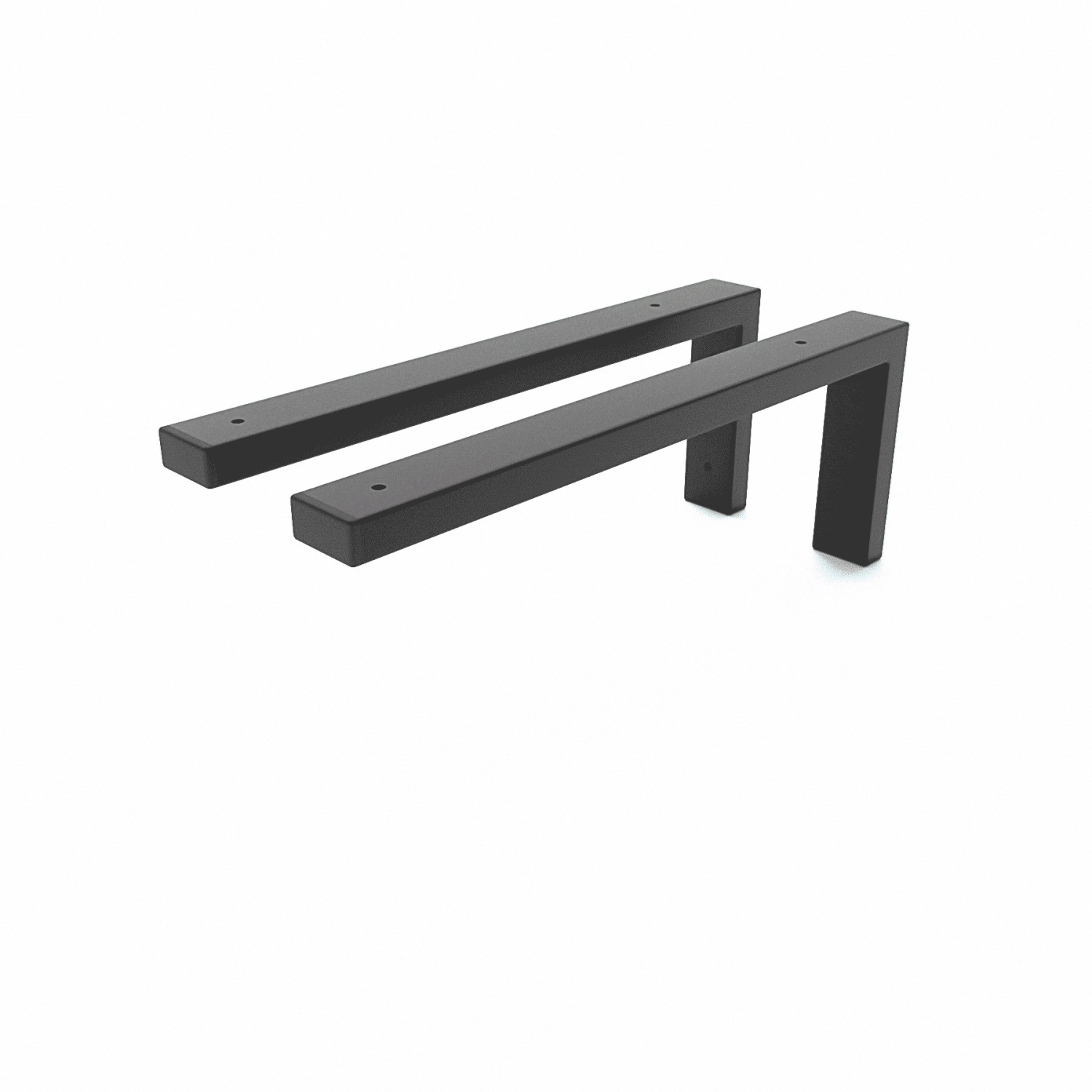 HEVVA Waschtischhalterung MAIN 40 cm Tief 2er Set Schwarz HEVVA Waschtischhalterung MAIN 40 cm Tief 2er Set Schwarz von HEVVA