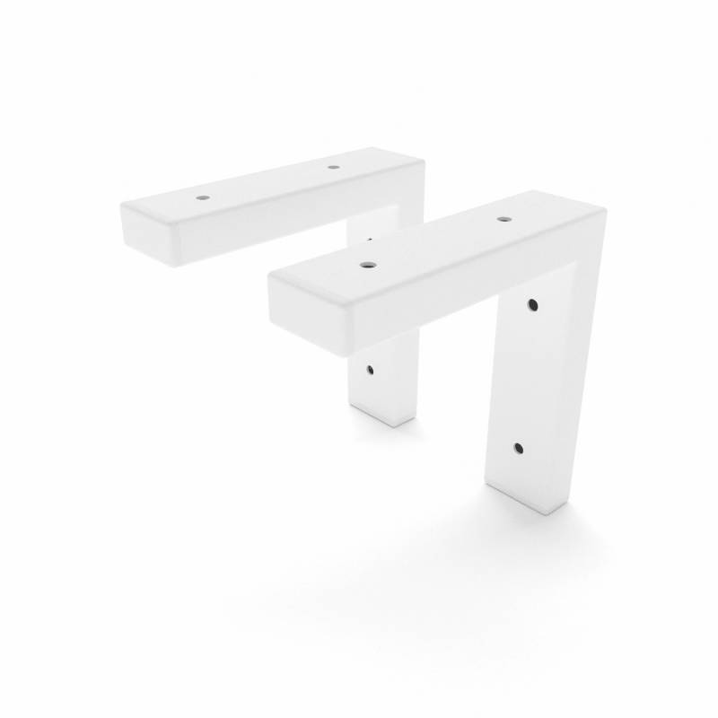 HEVVA Schwerlast Regalhalterung MAIN 15 cm Tief 2er Set Weiß von HEVVA