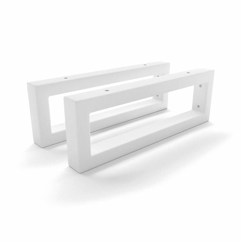 HEVVA Waschtischhalterung RHEIN 10 cm Hoch 30 cm Tief 2er Set Weiß HEVVA Waschtischhalterung RHEIN 10 cm Hoch 30 cm Tief 2er Set Weiß von HEVVA