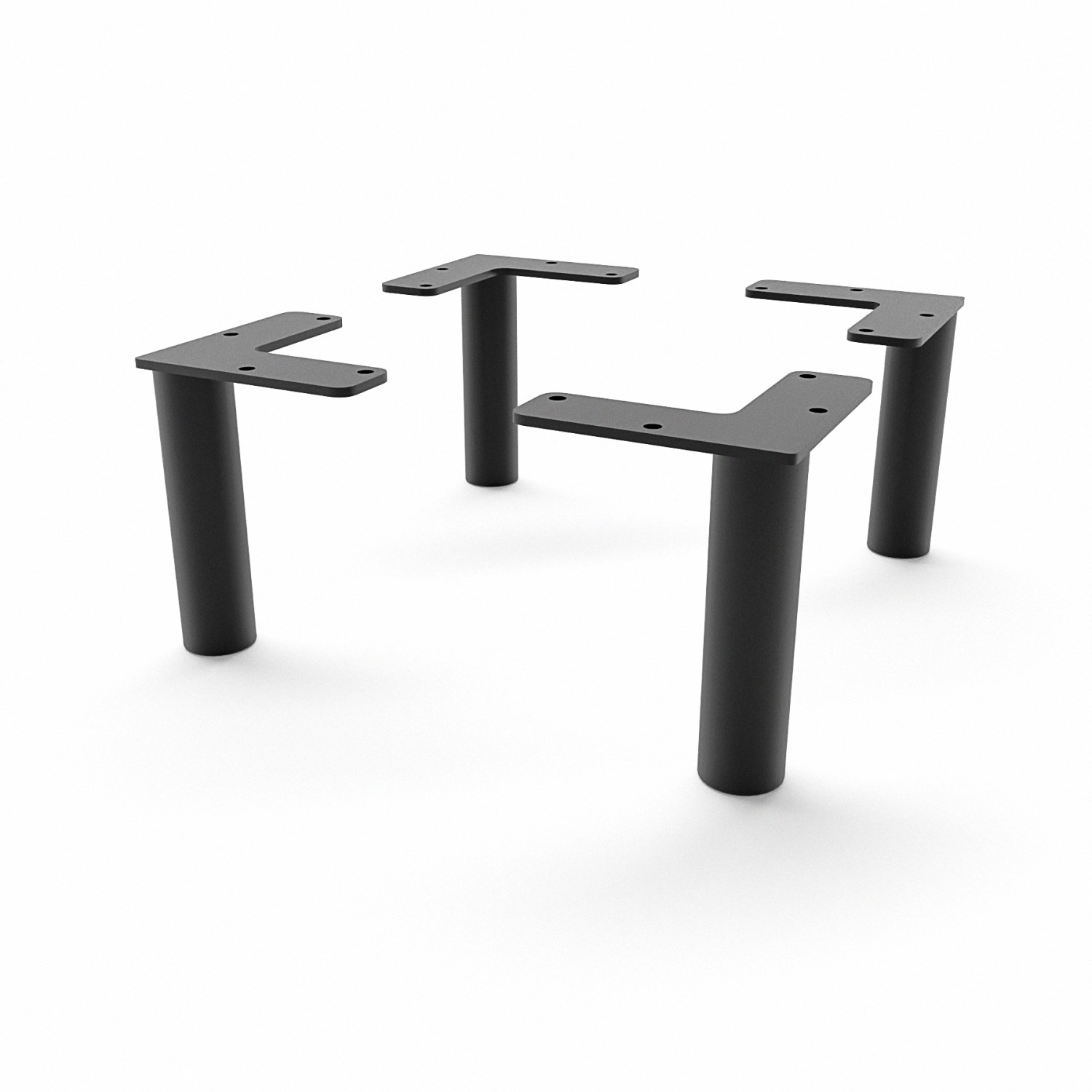 Hevva Möbelfüße LINZ Schwarz 10 cm Hoch 4er Set Hevva Möbelfüße LINZ Schwarz 10 cm Hoch 4er Set von HEVVA