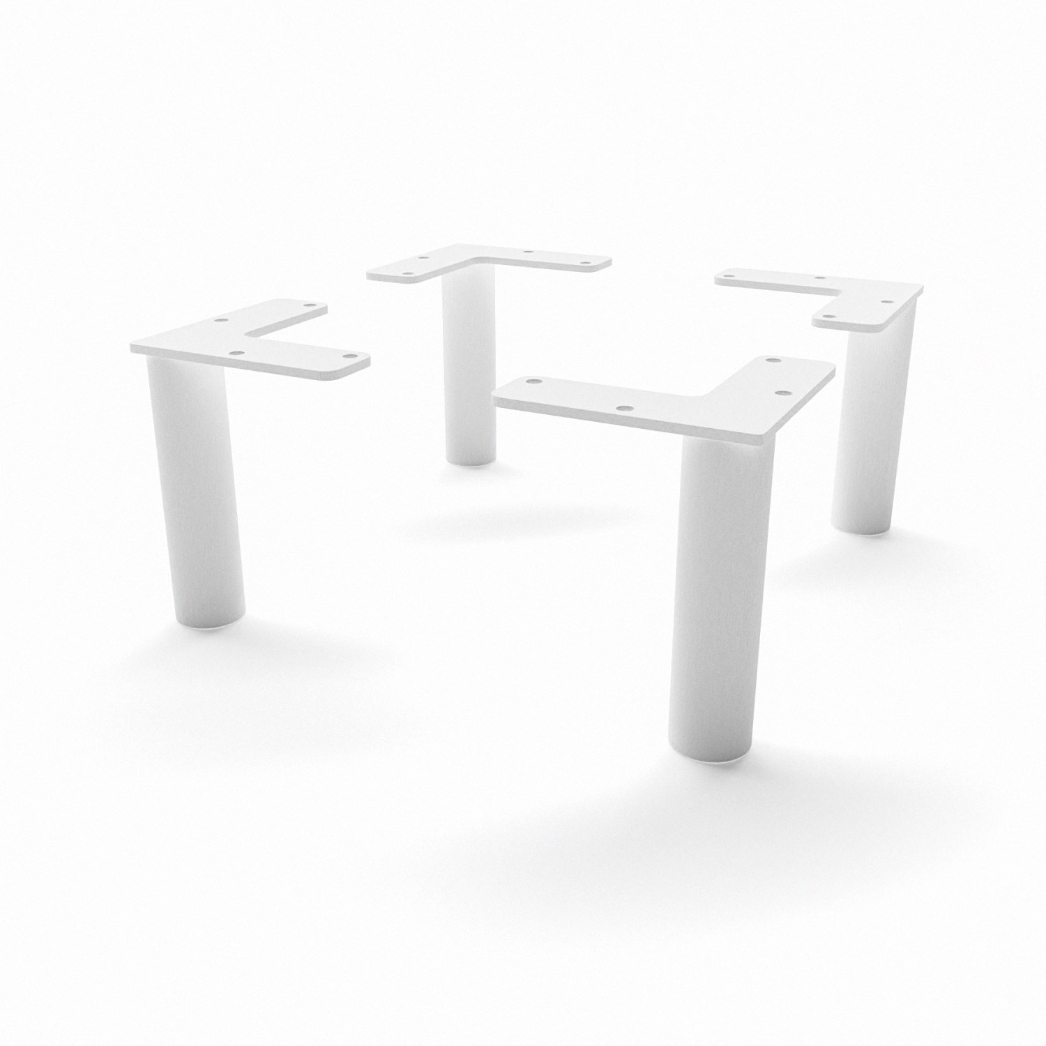 Hevva Möbelfüße LINZ Weiß 10 cm Hoch 4er Set Hevva Möbelfüße LINZ Weiß 10 cm Hoch 4er Set von HEVVA