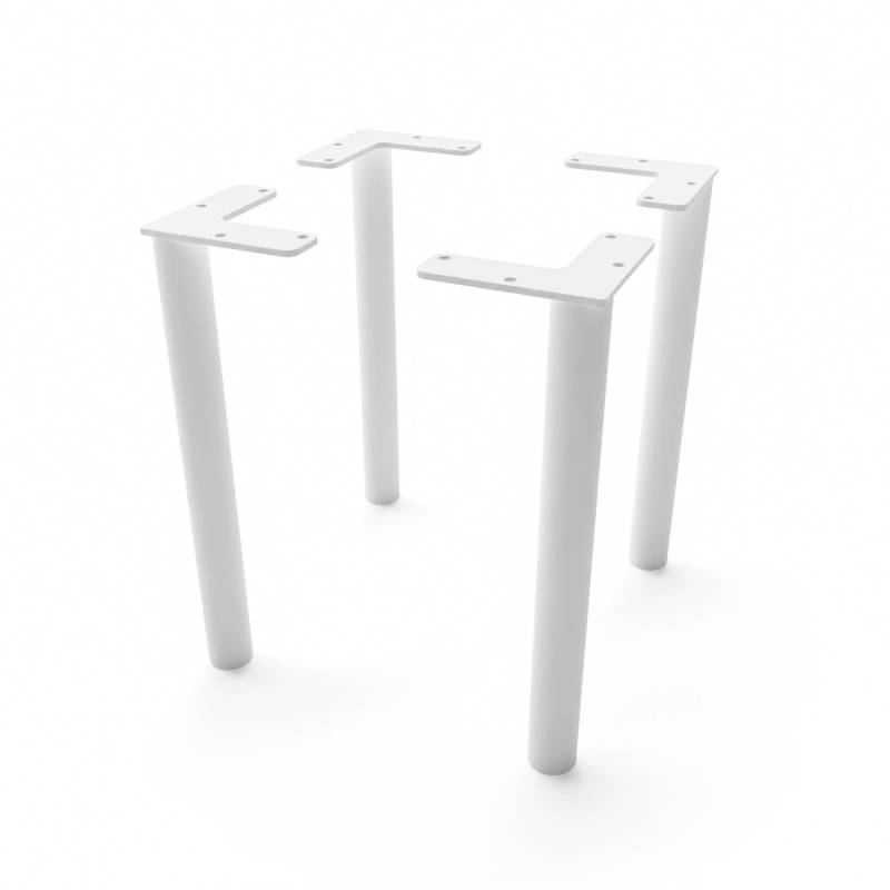 Hevva Möbelfüße LINZ Weiß 25 cm Hoch 4er Set von HEVVA