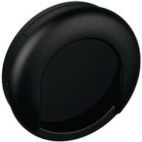 Einlassmuschel 535MLB Polyamid matt 90 tiefschwarz Länge 75 mm Breite 75 mm von HEWI