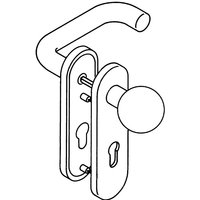 FS-Garnitur 111R13.113 Ku.99 D/K TS 38-48mm PZ rd DIN L/R HEWI FS-Garnitur 111R13.113 Ku.99 D/K TS 38-48mm PZ rd DIN L/R HEWI von HEWI