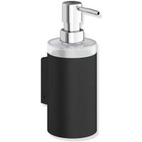 Hewi - System 900 Seifenspender 900.06.00060DC Edelstahl pulverbeschichtet schwarz tiefmatt, mit Halter Hewi - System 900 Seifenspender 900.06.00060DC Edelstahl pulverbeschichtet schwarz tiefmatt, mit Halter von HEWI