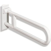 Hewi - Stützklappgriff Serie 801 l 850mm, Stahlkern reinweiß Hewi - Stützklappgriff Serie 801 l 850mm, Stahlkern reinweiß von HEWI