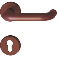 Hewi - Türbeschlag 111.23 r Türgriff für Innentür auf Rosette pz Polyamid, rubinrot Feuerschutz von HEWI