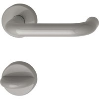 Hewi - Türbeschlag 111.23 r Türgriff für Innentür auf Rosette wc Polyamid, felsgrau Hewi - Türbeschlag 111.23 r Türgriff für Innentür auf Rosette wc Polyamid, felsgrau von HEWI