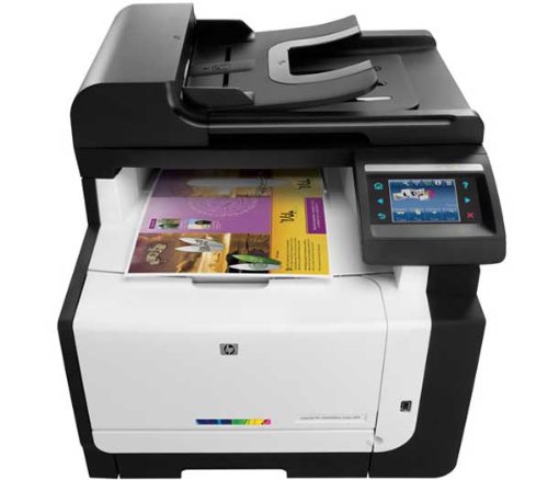 HP ColorLaserJet Pro CM1415fnw USB2 Ethernet Wireless 150-sheet Input Tray 12ppm Black 8ppm Color (ML) von Hewlett-Packard