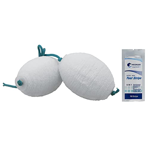 BAYROL Mini Pool & Spa Set mit saugfähigen Schwämmen für kleine Pools, Freilandpools und Spa | Zubehör – Pflege des oberirdischen Pools und des Spas + 10 HP-Tests 6 in 1 von HEXAGON PISCINE ET SPA