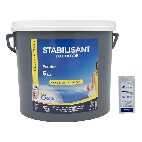 Ocedis Chlorstabilisator Pulver – 5 kg | Stabilisator – Chlorstabilisator + 10 HPS-Tests gratis 6 in 1 Ocedis Chlorstabilisator Pulver – 5 kg | Stabilisator – Chlorstabilisator + 10 HPS-Tests gratis 6 in 1 von HEXAGON PISCINE ET SPA