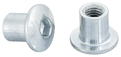 HEXATON Hülsenmutter Innensechskant M8 x 20 x 16 mm 100 Stück Stahl Verzinkt Kugelbundmutter Abgerundeter Kopf Flachrundkopf Rundkopf Linsenkopf Hülsenmuttern an Inbusschlüssel HEXATON Hülsenmutter Innensechskant M8 x 20 x 16 mm 100 Stück Stahl Verzinkt Kugelbundmutter Abgerundeter Kopf Flachrundkopf Rundkopf Linsenkopf Hülsenmuttern an Inbusschlüssel von HEXATON