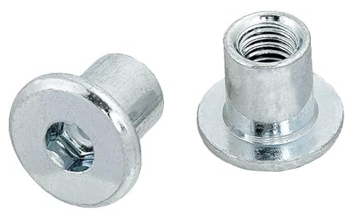 HEXATON Hülsenmutter mit Flachkopf-Innensechskant M6 x 13 x 11 mm 100 Stück Stahl Verzinkt Flachkopfmutter Abgerundeter Kopf Linsenkopf Hülsenmuttern an Inbusschlüssel Allen Muttern HEXATON Hülsenmutter mit Flachkopf-Innensechskant M6 x 13 x 11 mm 100 Stück Stahl Verzinkt Flachkopfmutter Abgerundeter Kopf Linsenkopf Hülsenmuttern an Inbusschlüssel Allen Muttern von HEXATON