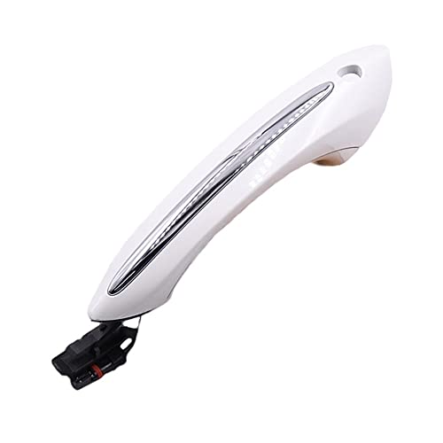 Auto-Außentürgriffe Auto Außen TÜRGRIFF Keyless Entry Vorne Hinten Links Rechts Für F07 F10 F06 F11 F01 F03 F04 Schwarz/Champagner/Perlweiß Türgriff(Pearl White,Front left) von HEXEH