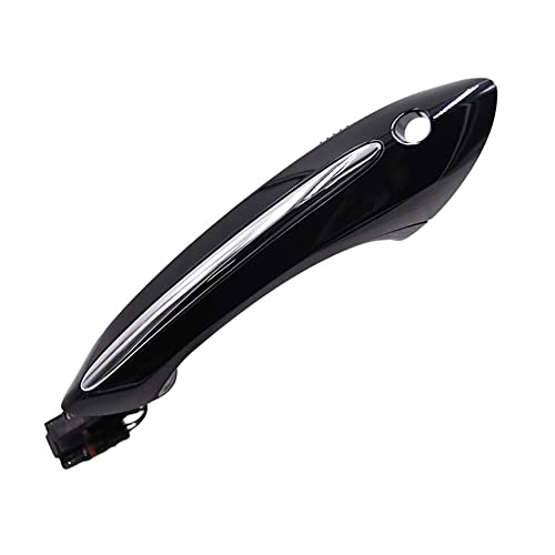 Auto-Außentürgriffe Auto Außen TÜRGRIFF Keyless Entry Vorne Hinten Links Rechts Für F07 F10 F06 F11 F01 F03 F04 Schwarz/Champagner/Perlweiß Türgriff(Zwart,Front left) von HEXEH
