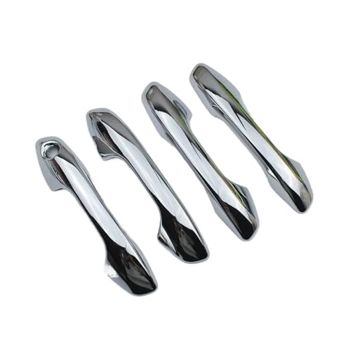 Auto-Außentürgriffe Für Kia Für Rio 4 X-linie 2017-2020 ABS Chrom Carbon Faser Türgriff Abdeckung Borte Auto Dekoration Styling Zubehör Türgriff(Chrome handle) von HEXEH