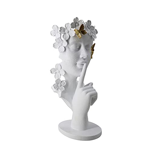 Desktop-Skulptur Charakter Statue Ornament Gesicht stumm Desktop dekorativ schmückt Heimdekoration Maske Ornamente Arbeitszimmer Schlafzimmer Wohnzimmer Büro Desktop-Dekoration für zu Hause (Color : Desktop-Skulptur Charakter Statue Ornament Gesicht stumm Desktop dekorativ schmückt Heimdekoration Maske Ornamente Arbeitszimmer Schlafzimmer Wohnzimmer Büro Desktop-Dekoration für zu Hause (Color : von HEXEH