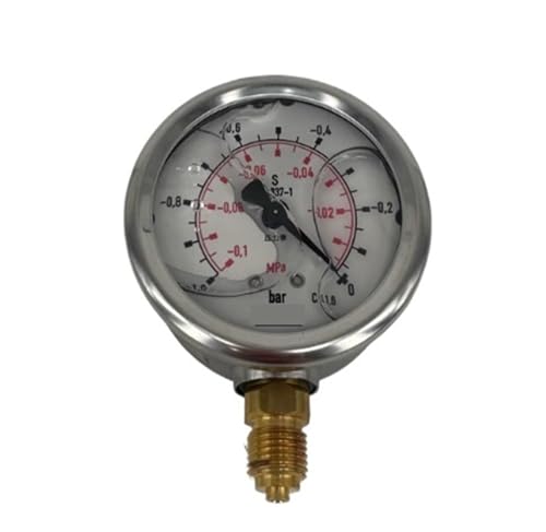 Differential Pressure Gauge EN837-1 -1...0 Bar/-0.1...0Mpa 213.53.063 Radial 63mm G1/4 Transmitter For Factory Measurements, Industrial Applications, Etc von HEXEH