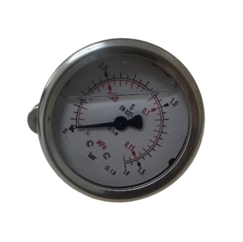 Differential Pressure Gauge EN837-1 213.53.063 0...1.6 Bar/0...0.16Mpa Axial 63mm G1/4 Transmitter For Factory Measurements, Industrial Applications, Etc von HEXEH