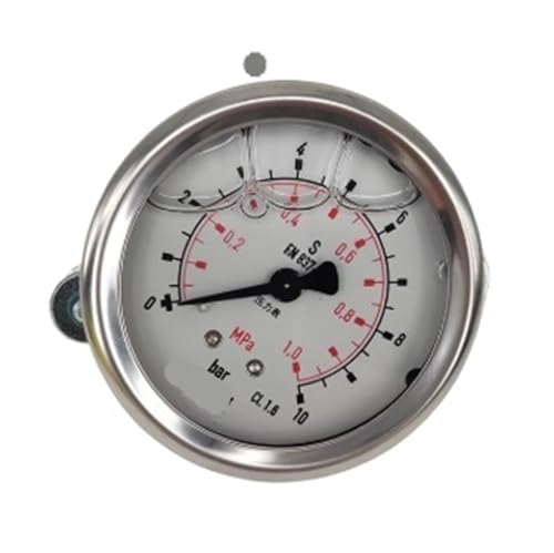 Differential Pressure Gauge EN837-1 213.53.063 0...10 Bar/0...1Mpa Axial 63mm G1/4 Transmitter For Factory Measurements, Industrial Applications, Etc von HEXEH